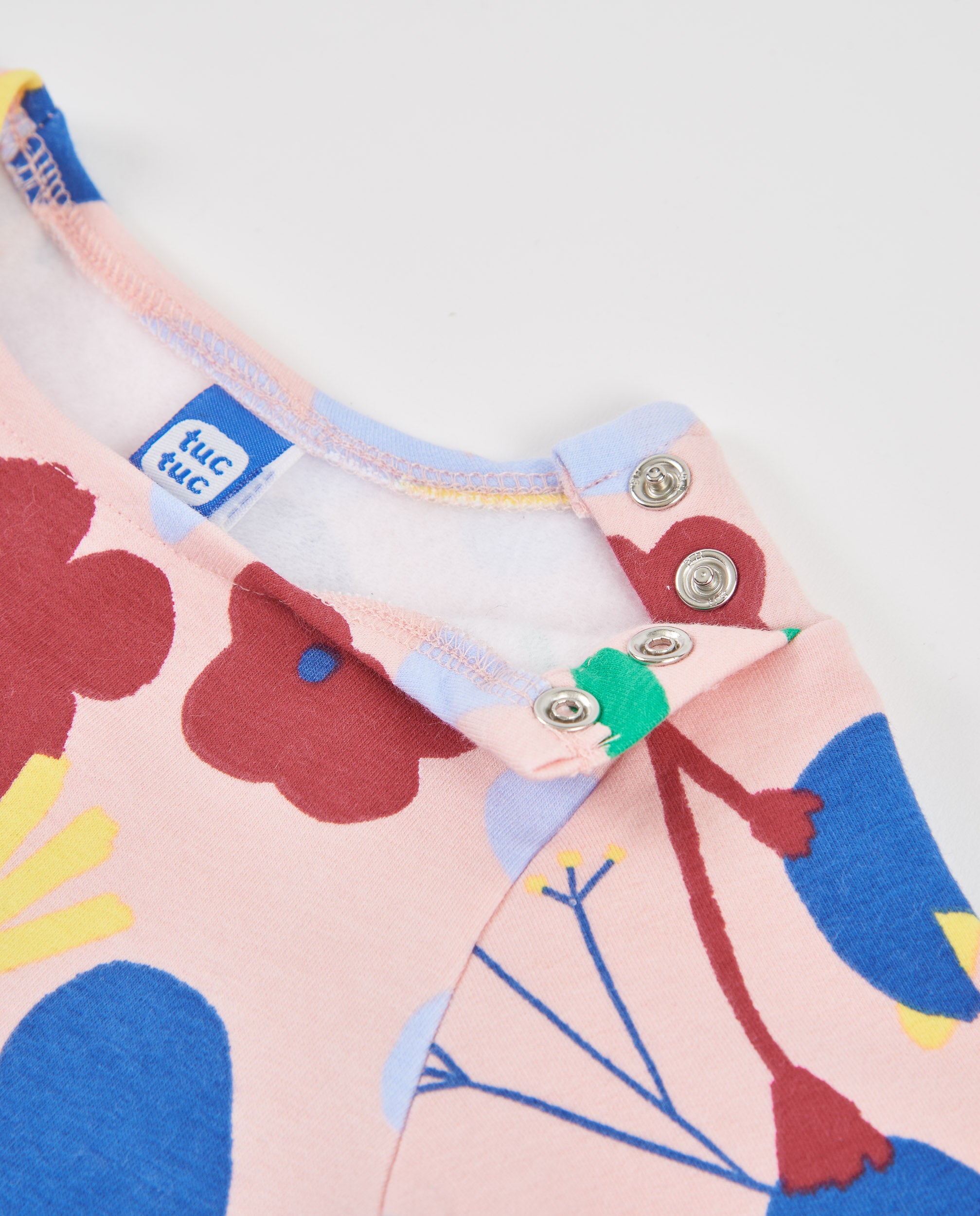 Tuc Tuc Vestito Bambina Rosa Fiori Felpa