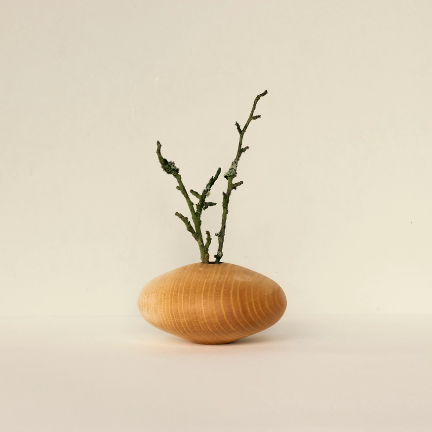 Wooden Story Tiny Flower Pot N4 vasetto legno senza vetro