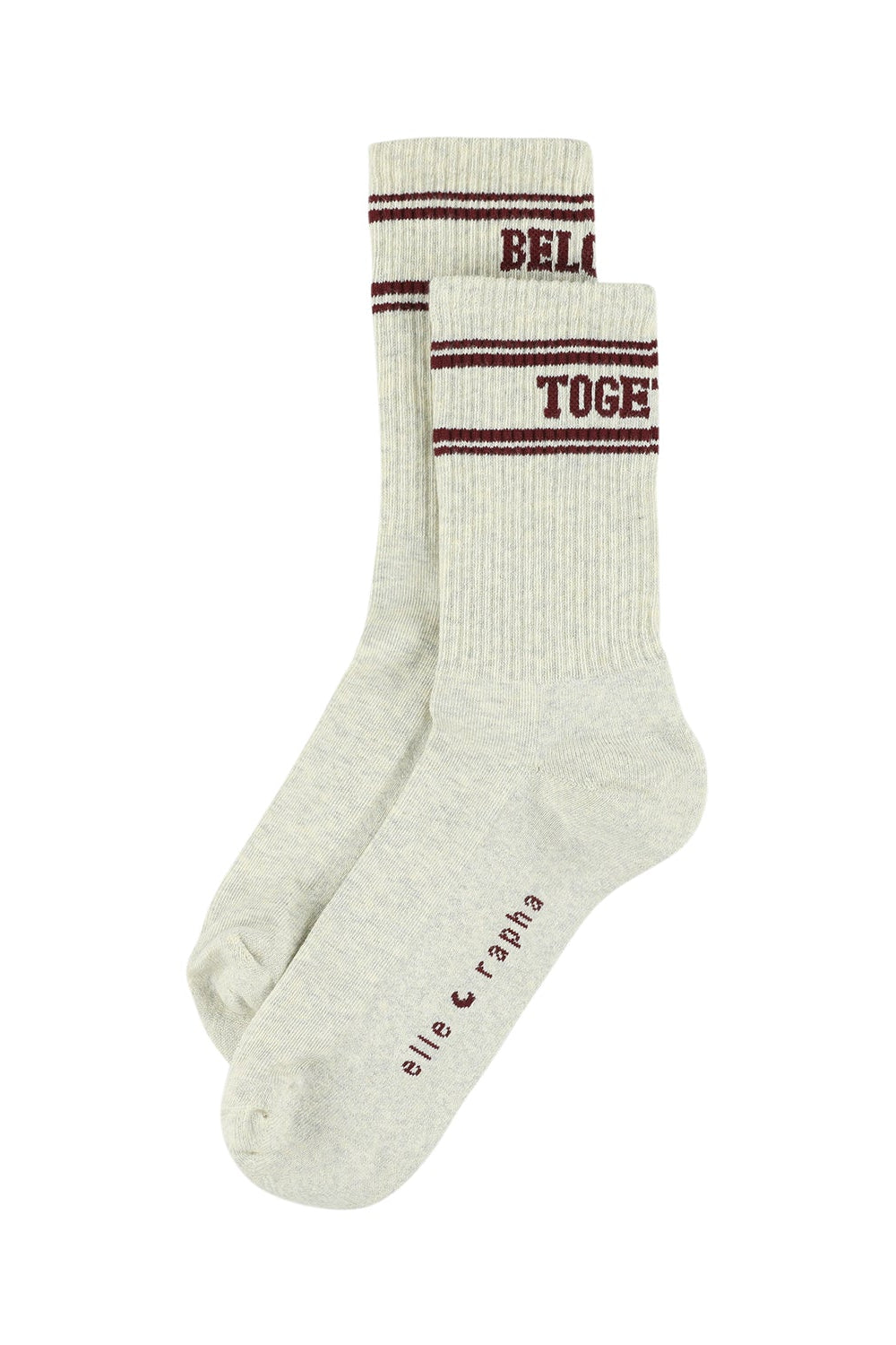Ella and Rapha Belong Together calzini grigi 37-41 cotone