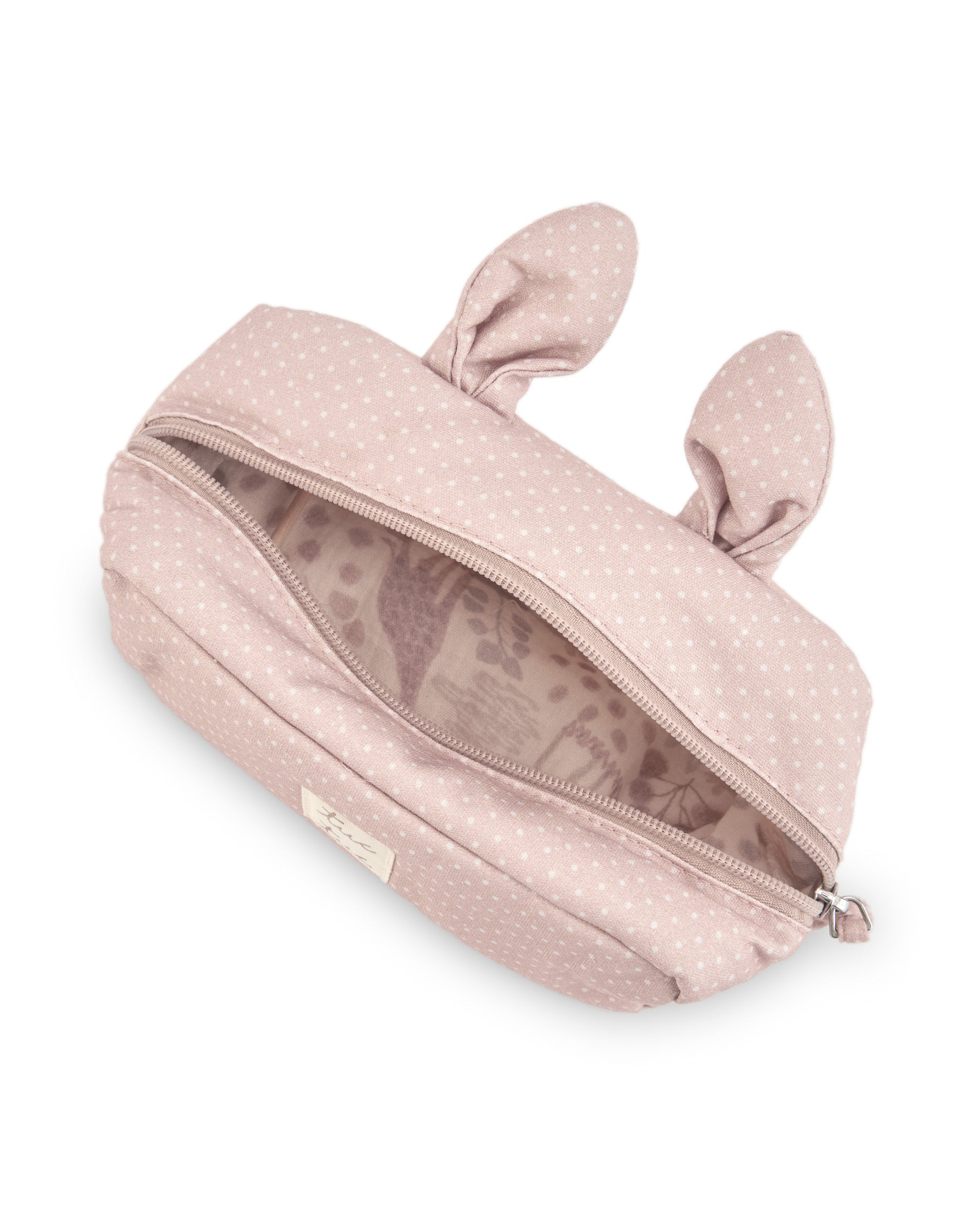 Tuc Tuc trousse neonato beige pois orecchie