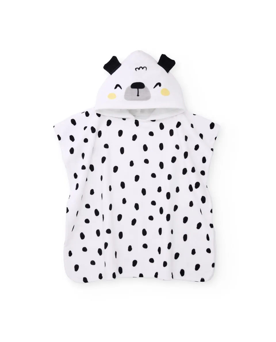 Tuc Tuc Poncho Asciugamano Neonato Bianco orecchie