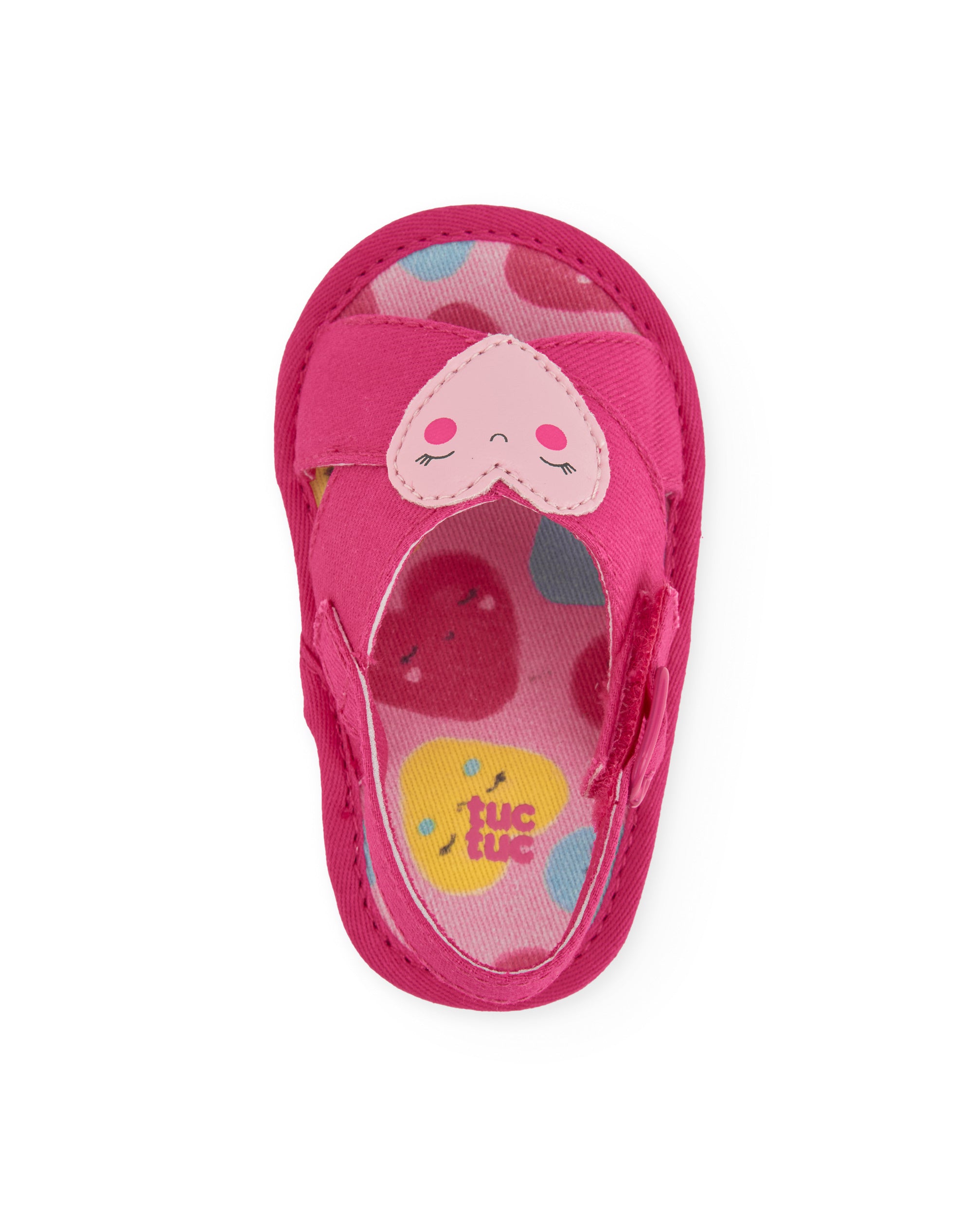 Tuc Tuc Sandali Neonata Rosa con Fibbia Cuore