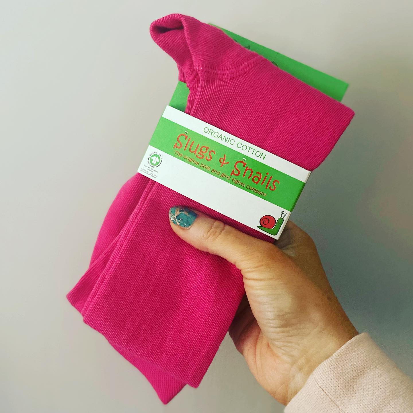 Slugs & Snails collant bimba fucsia cotone bio