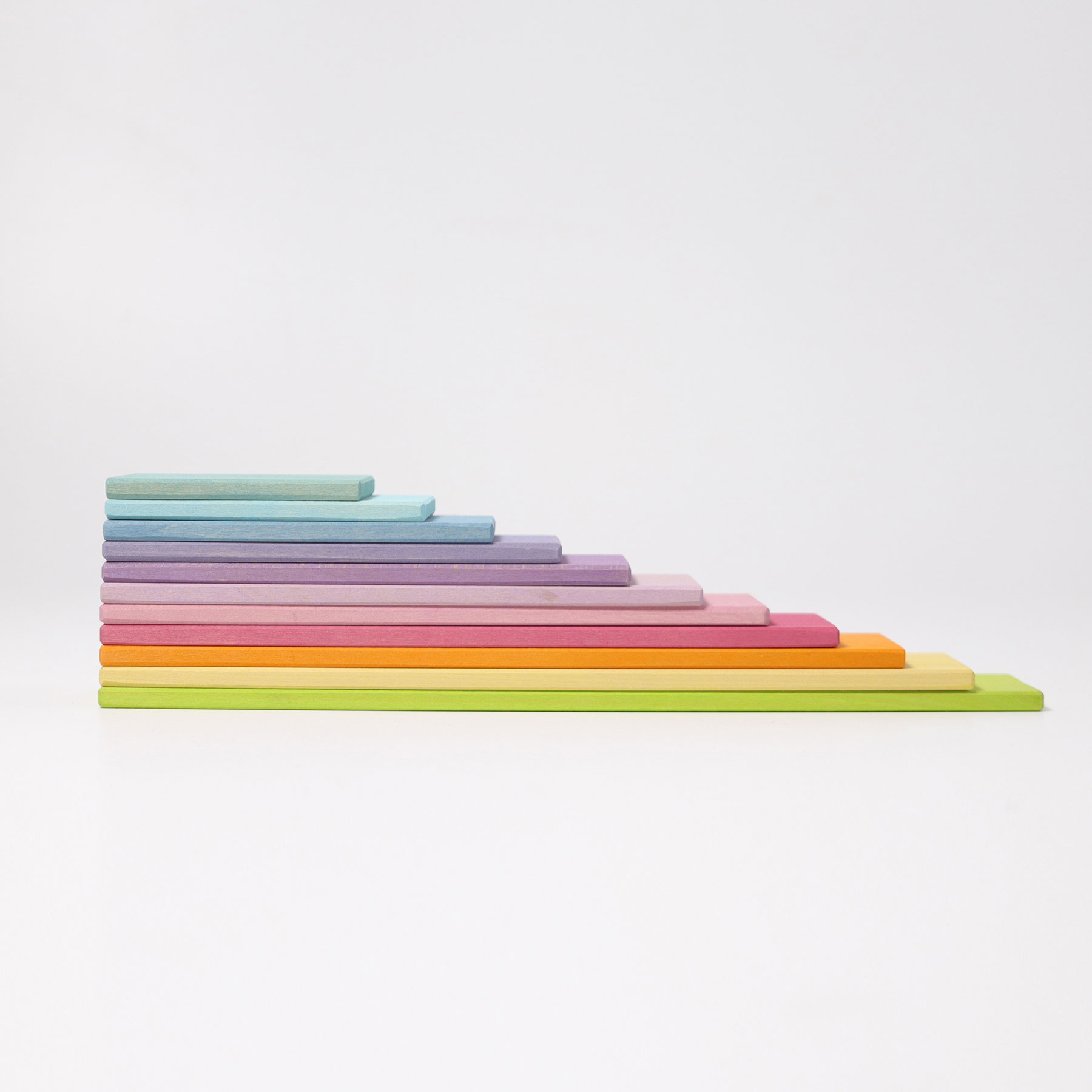 Grimm's Building Boards Pastello listelli legno 11 pezzi