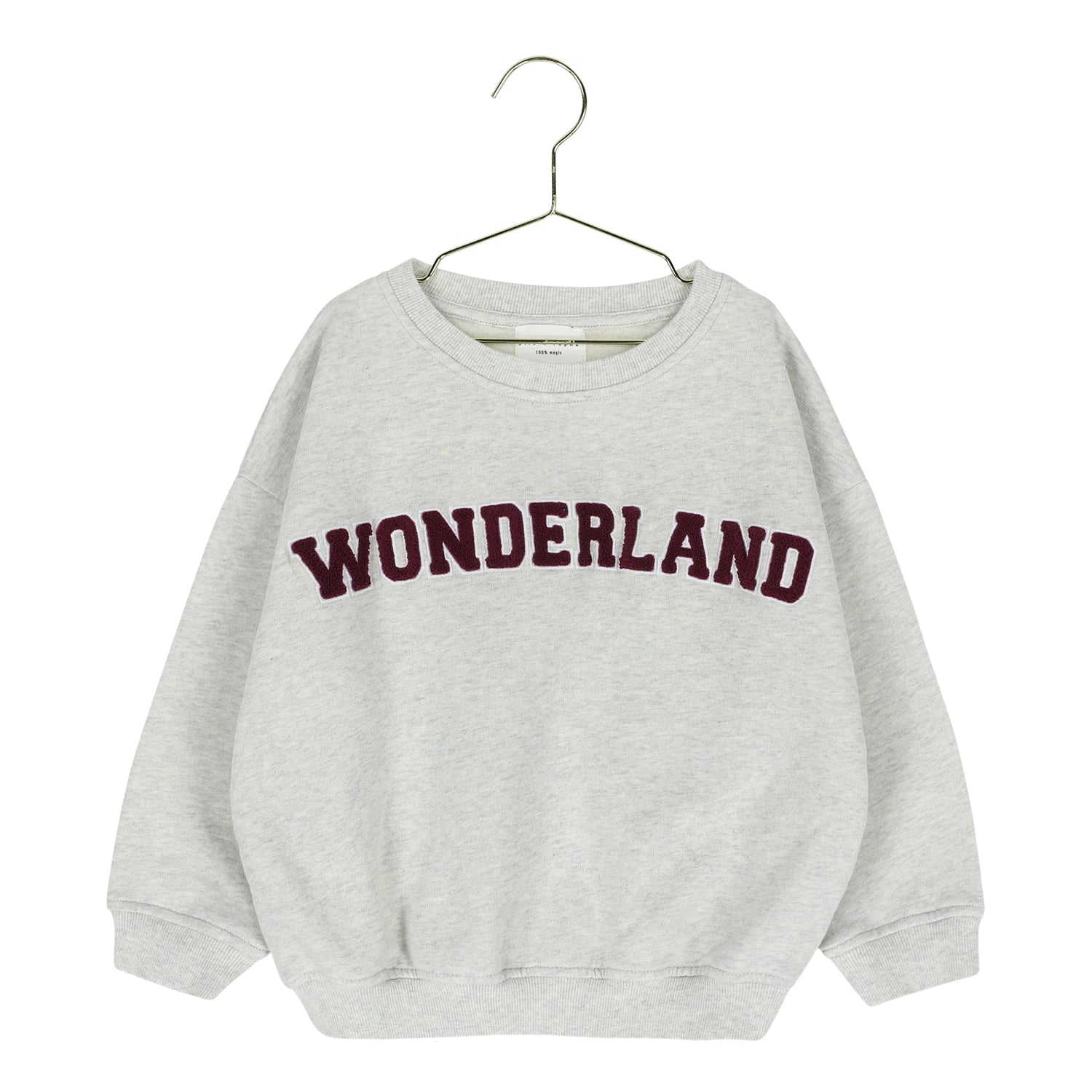 Ella and Rapha Wonderland felpa grigia bambino cuddleproof