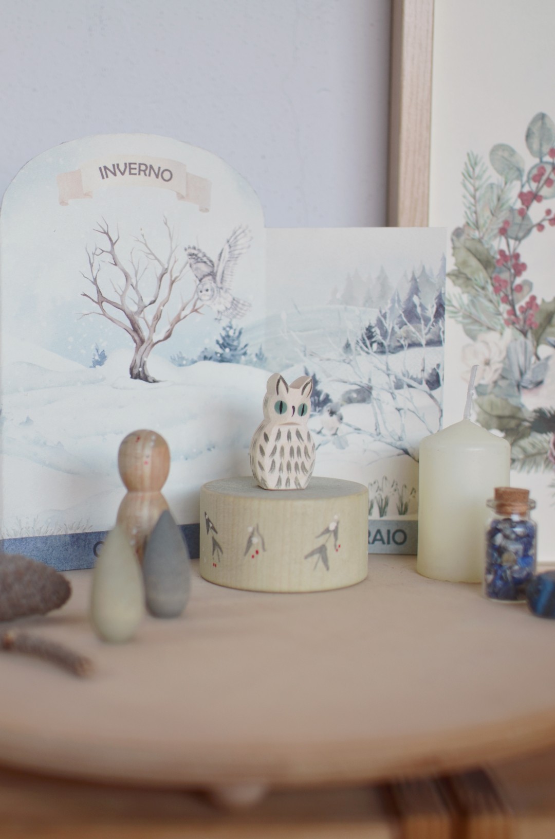 PlayKitBaboo Inverno kit gioco con libro e Grapat