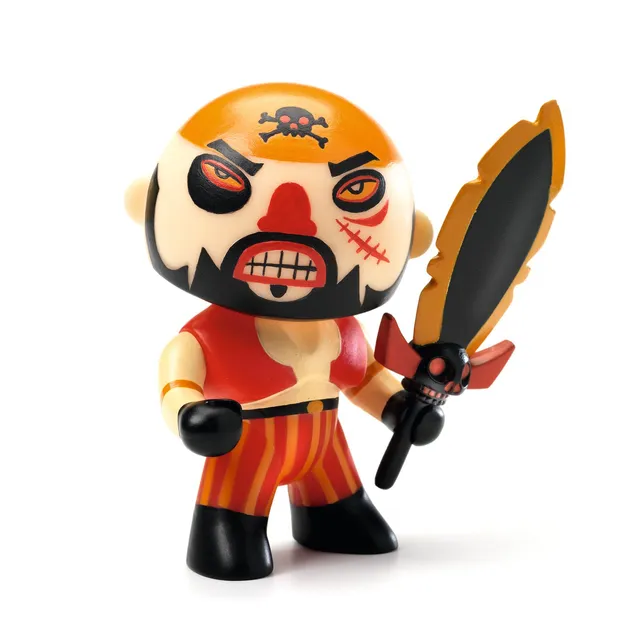 Djeco Arty Toys Soscar action figure pirata vinile