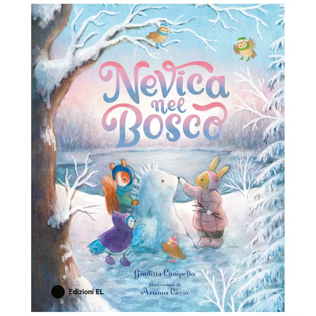 Emme Edizioni Nevica nel bosco libro 3-6 anni rigido