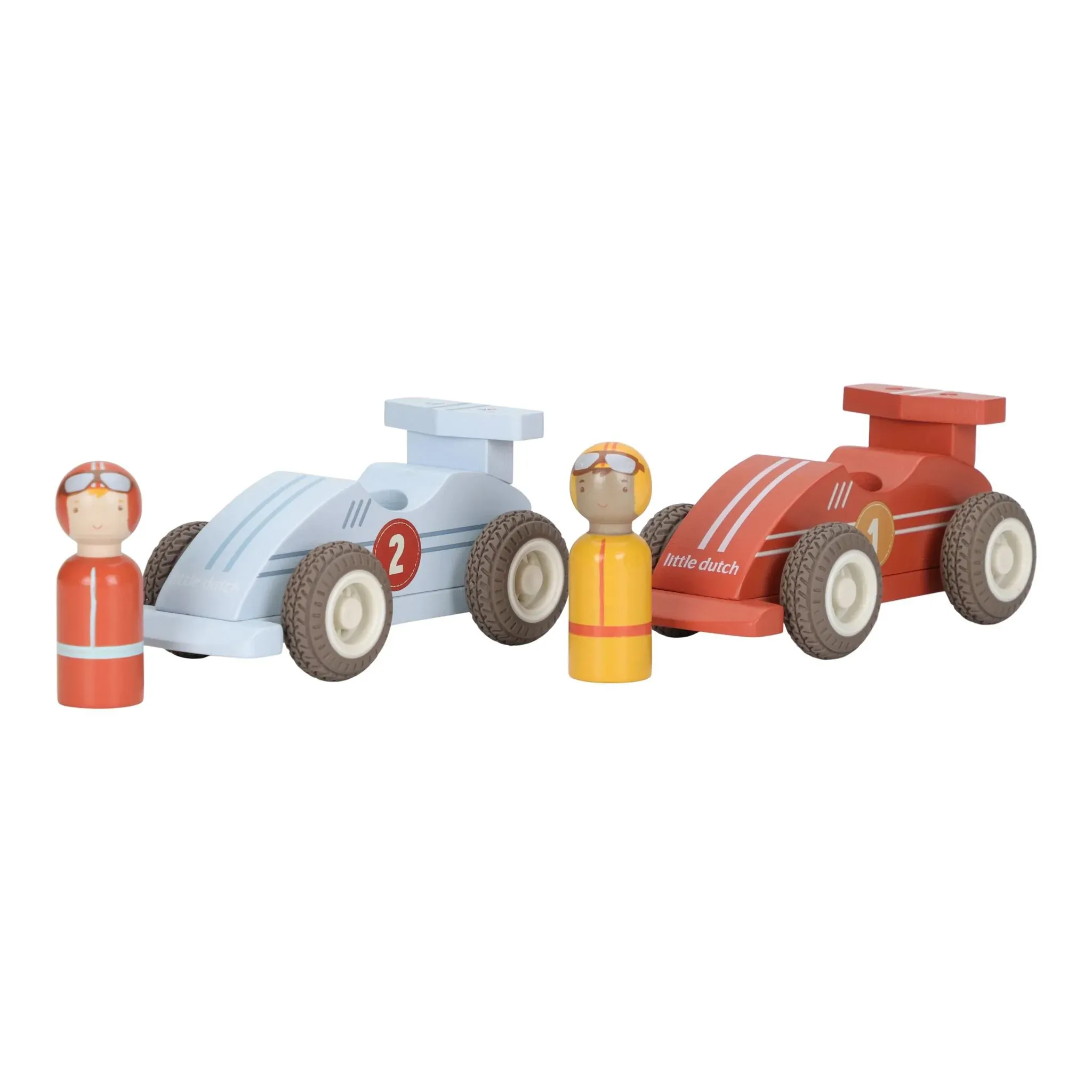 Little Dutch Set macchine da corsa a retrocarica 2 macchinine legno