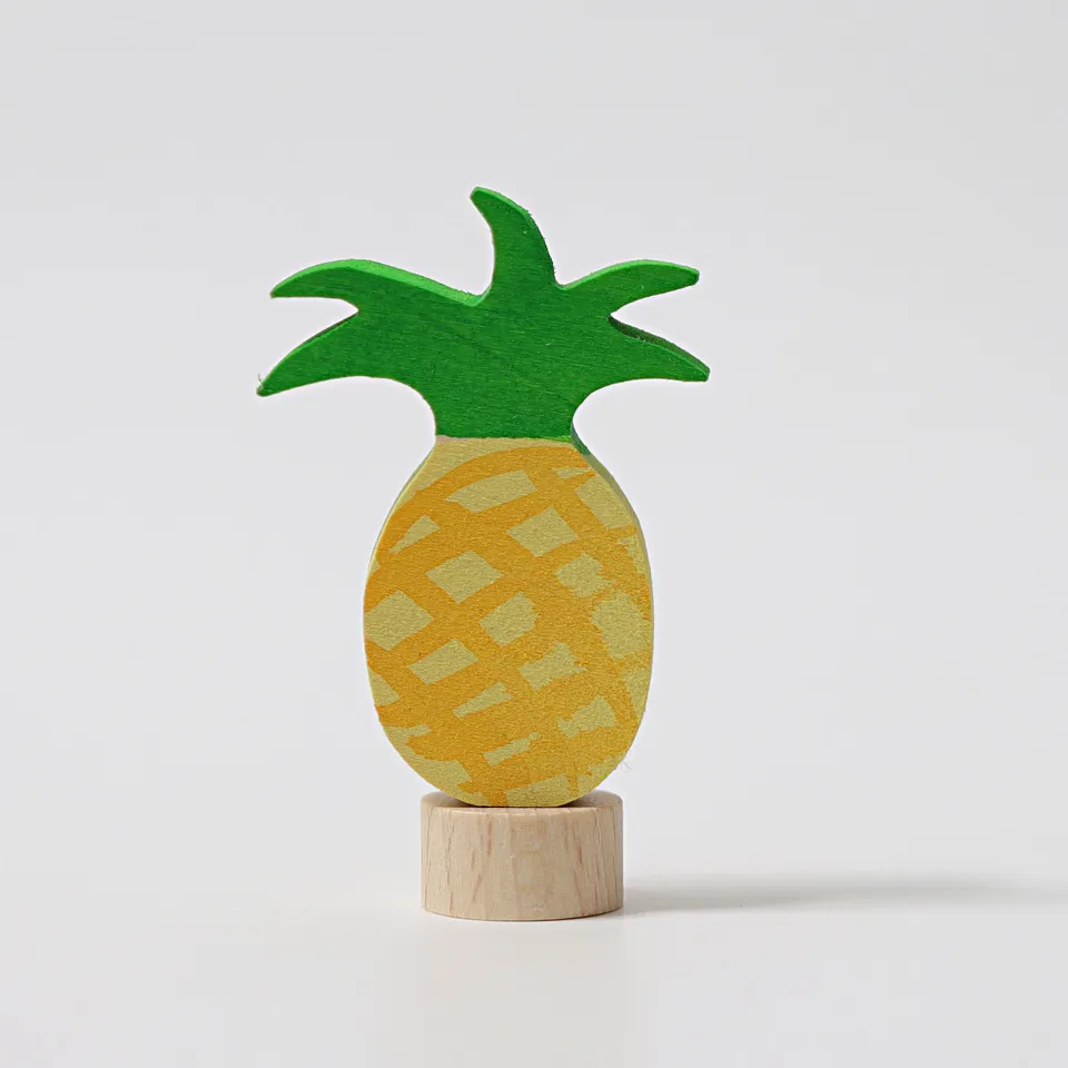 Grimm's Ananas figura in legno decorativa 6 cm
