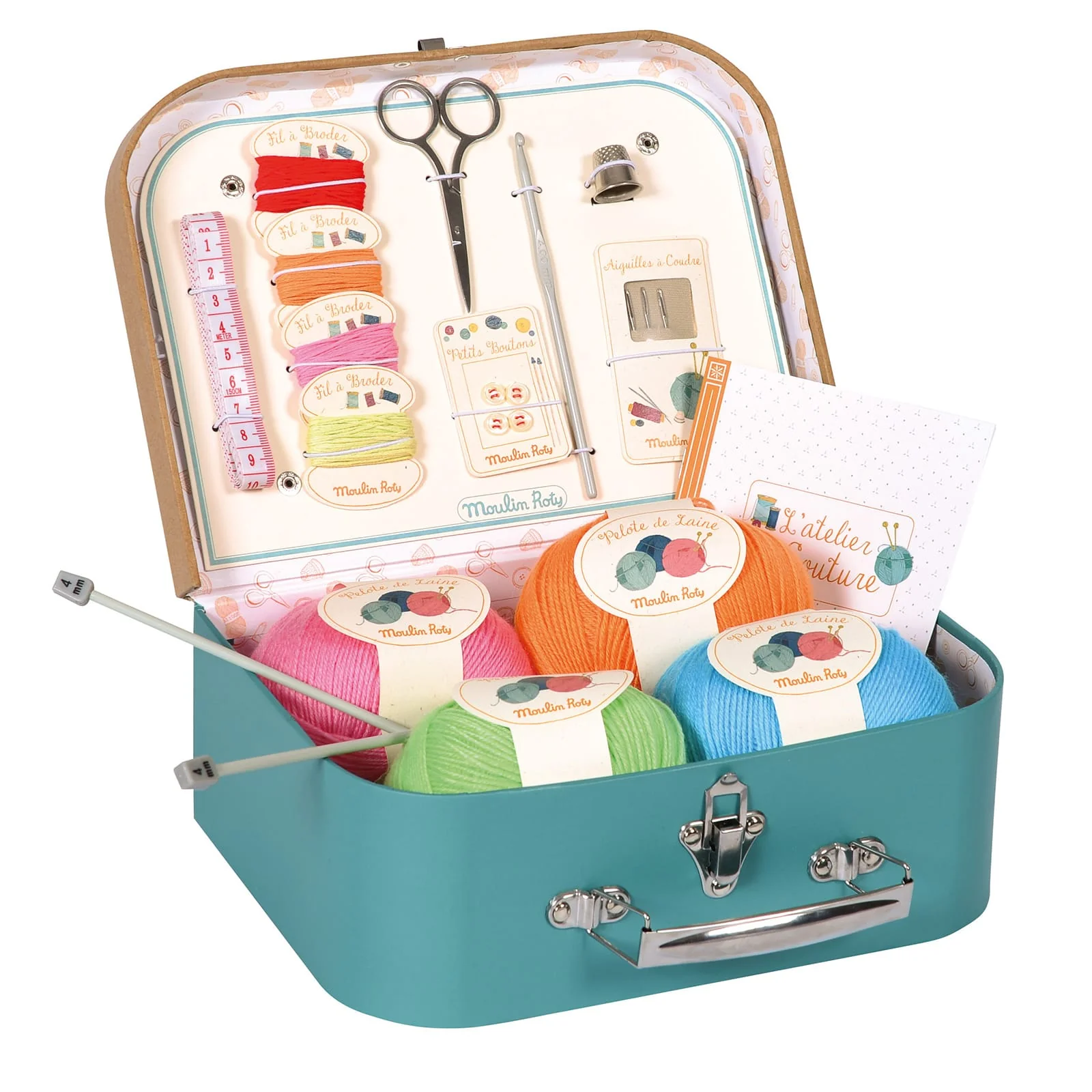 Moulin Roty L'Atelier de Couture kit cucito 21 accessori bimbi