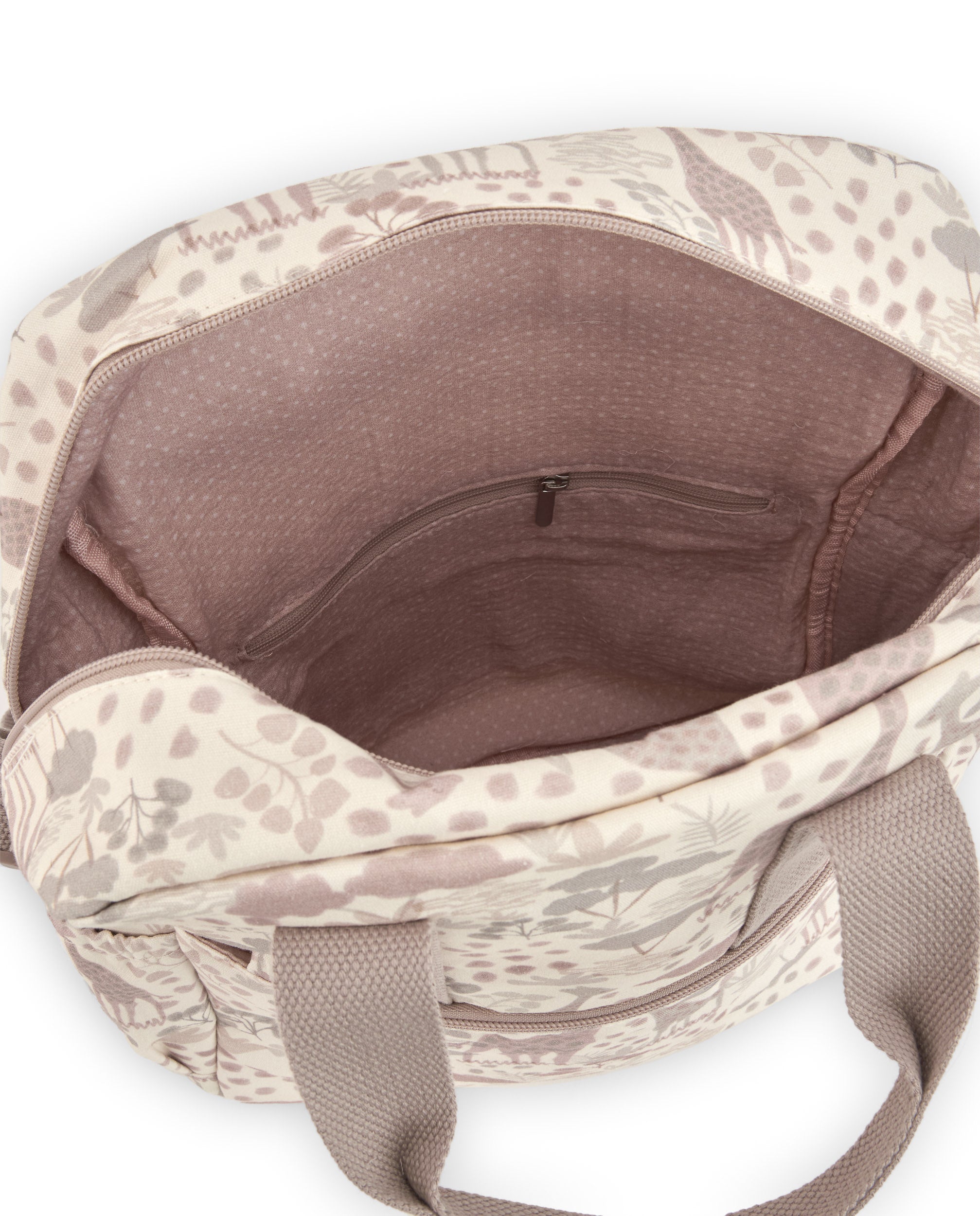 Tuc Tuc zaino passeggino stampa giraffa beige