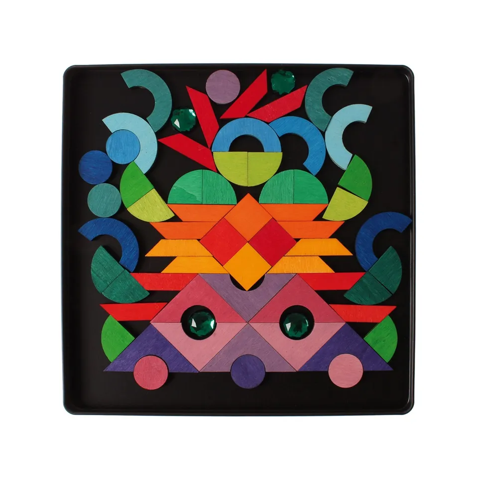 Grimm's Geometrie con Gemme Puzzle Magnetico Legno