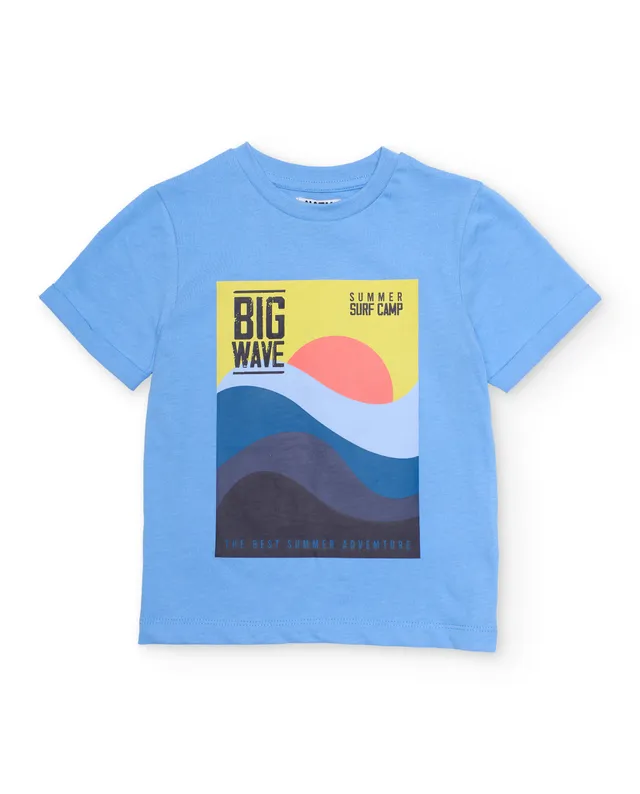 Tuc tuc t-shirt bambino blu stampa grafica