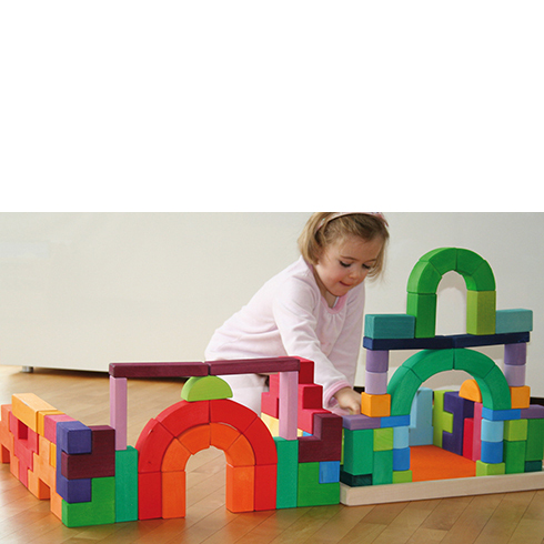 Grimm’s Romanico set costruzioni legno grande formato 62 pezzi