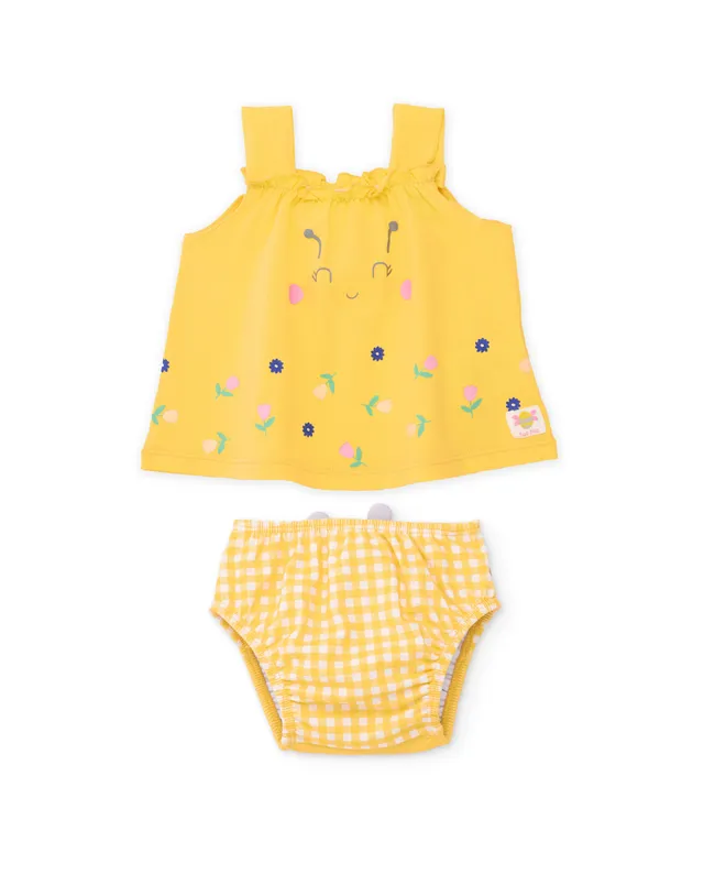 Tuc Tuc Costume Neonata 2 Pezzi Giallo Ape
