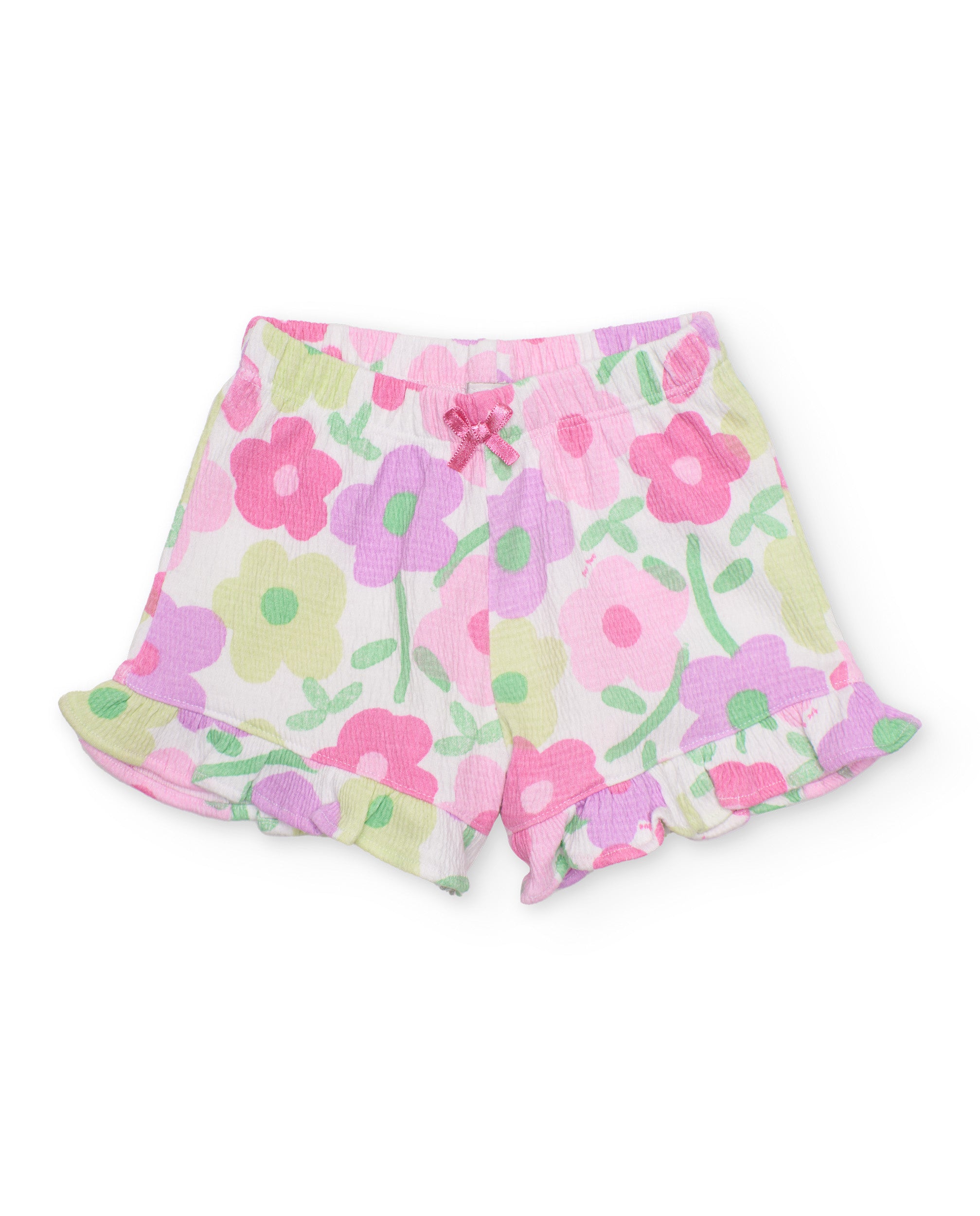 Tuc Tuc completo neonata rosa fiori maniche tulle