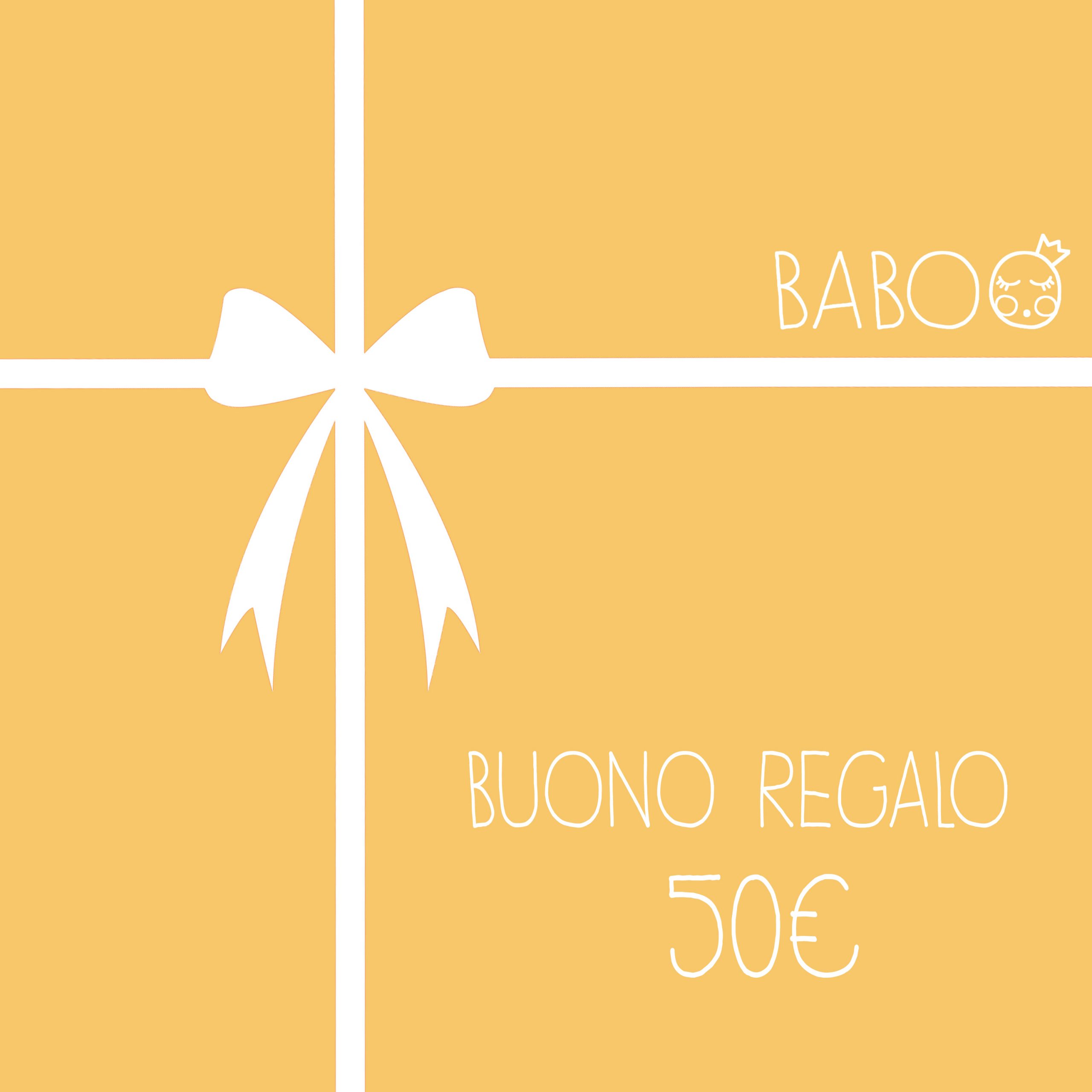 Baboo Buono Regalo 50€ Lista Regalo Nora