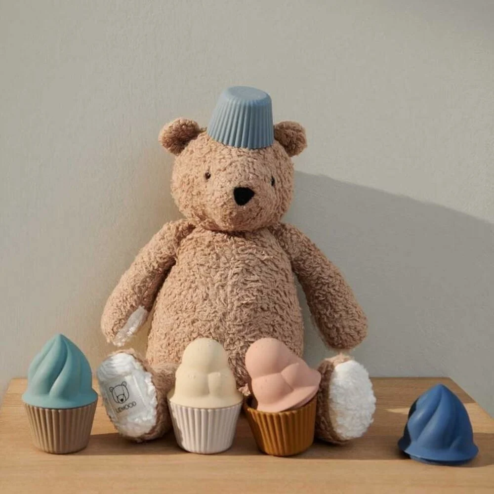 Liewood Cupcakes set 4 giochi silicone sensoriali
