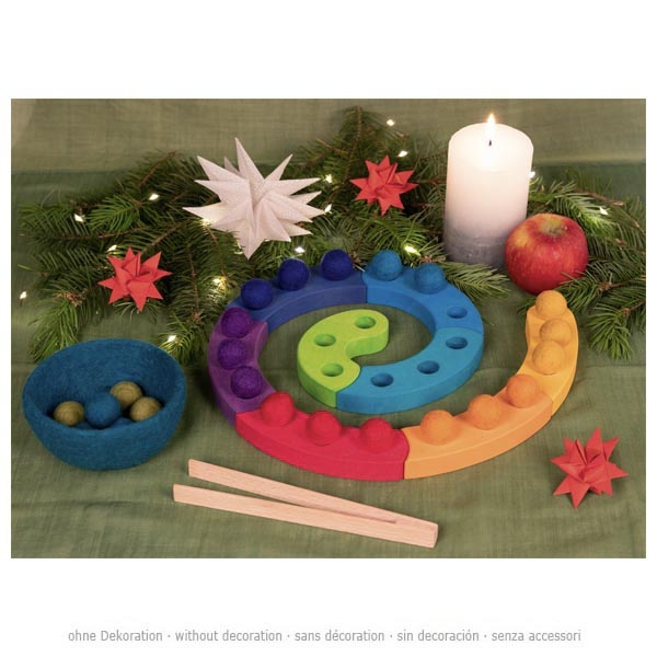 Goki Spirale Celebrazioni gioco legno colori pinza