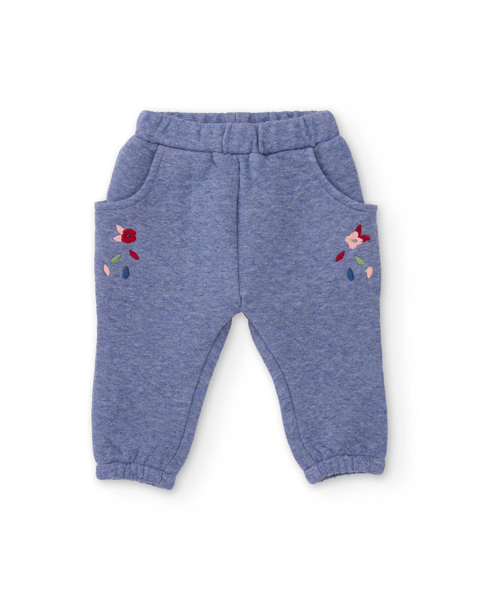 Tuc Tuc completo neonata camicia fiori pantaloni blu