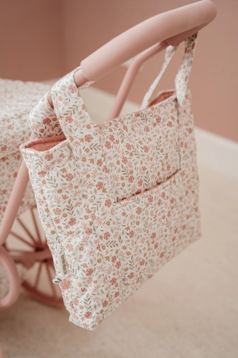 Little Dutch borsa cambio bambola fiori con accessori