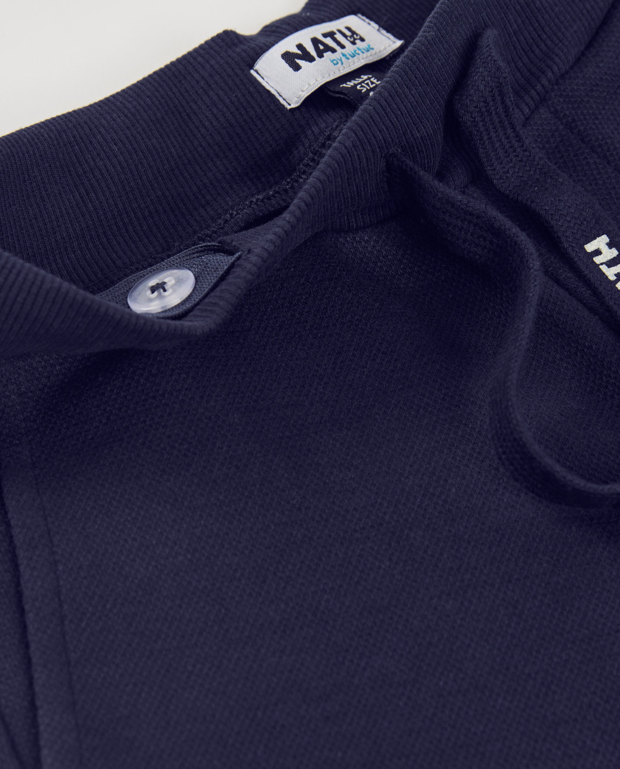 Tuc Tuc bermuda bimbo blu navy in tessuto morbido