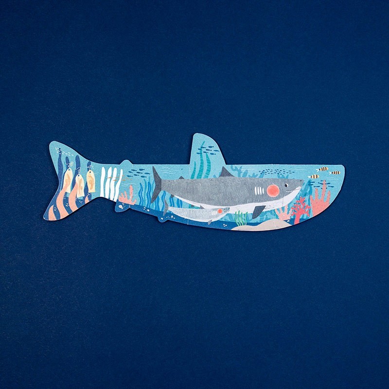 Londji Blue 7 puzzle progressivi animali mare