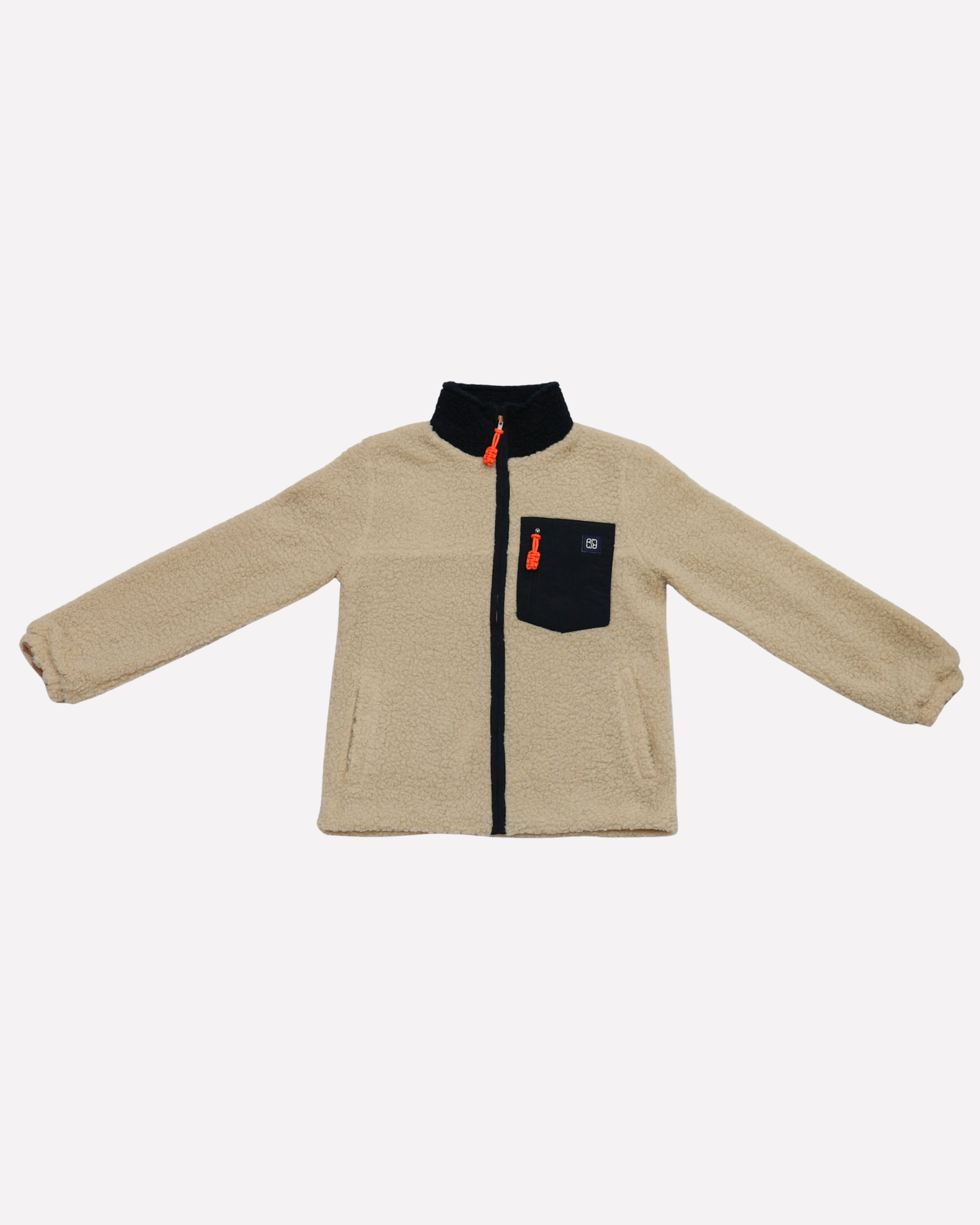 Ella and Rapha Teddy giacca uomo beige pile