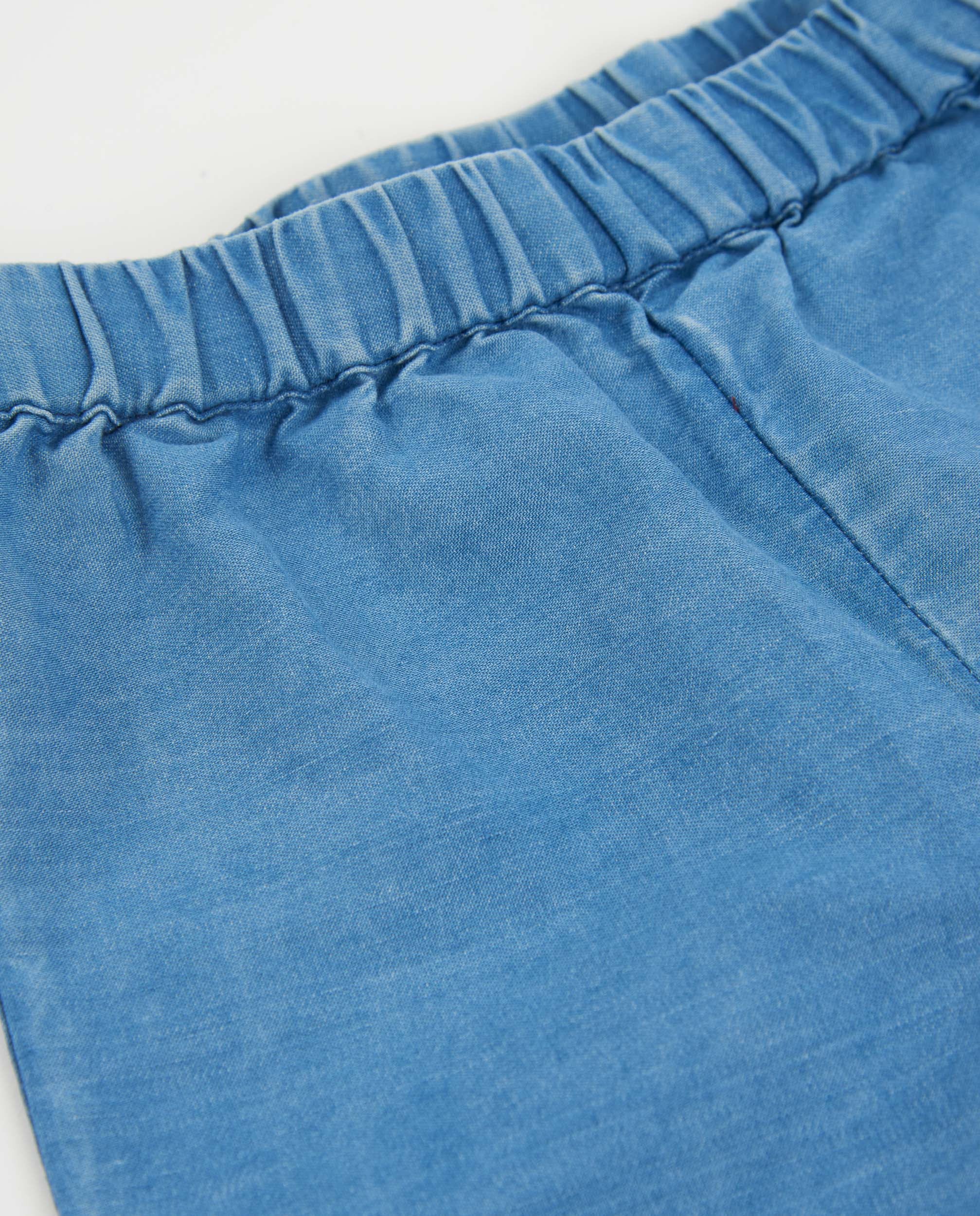 Tuc Tuc pantaloni jeans bambina leggeri blu con ricamo
