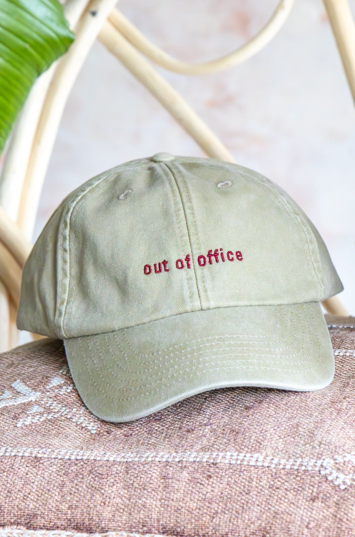 Ella and Rapha Out of Office cappellino verde unisex