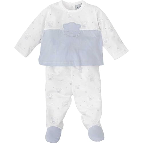 Babidu Set Neonato Maglia Orsetto + Ghetta 6 Mesi Cotone