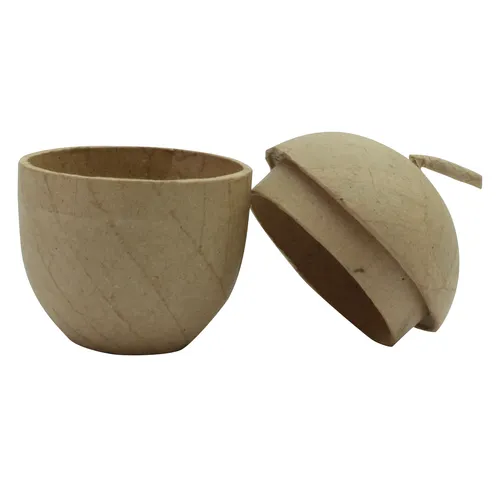 Décopatch ghianda scatola kraft da decorare 6,5 cm