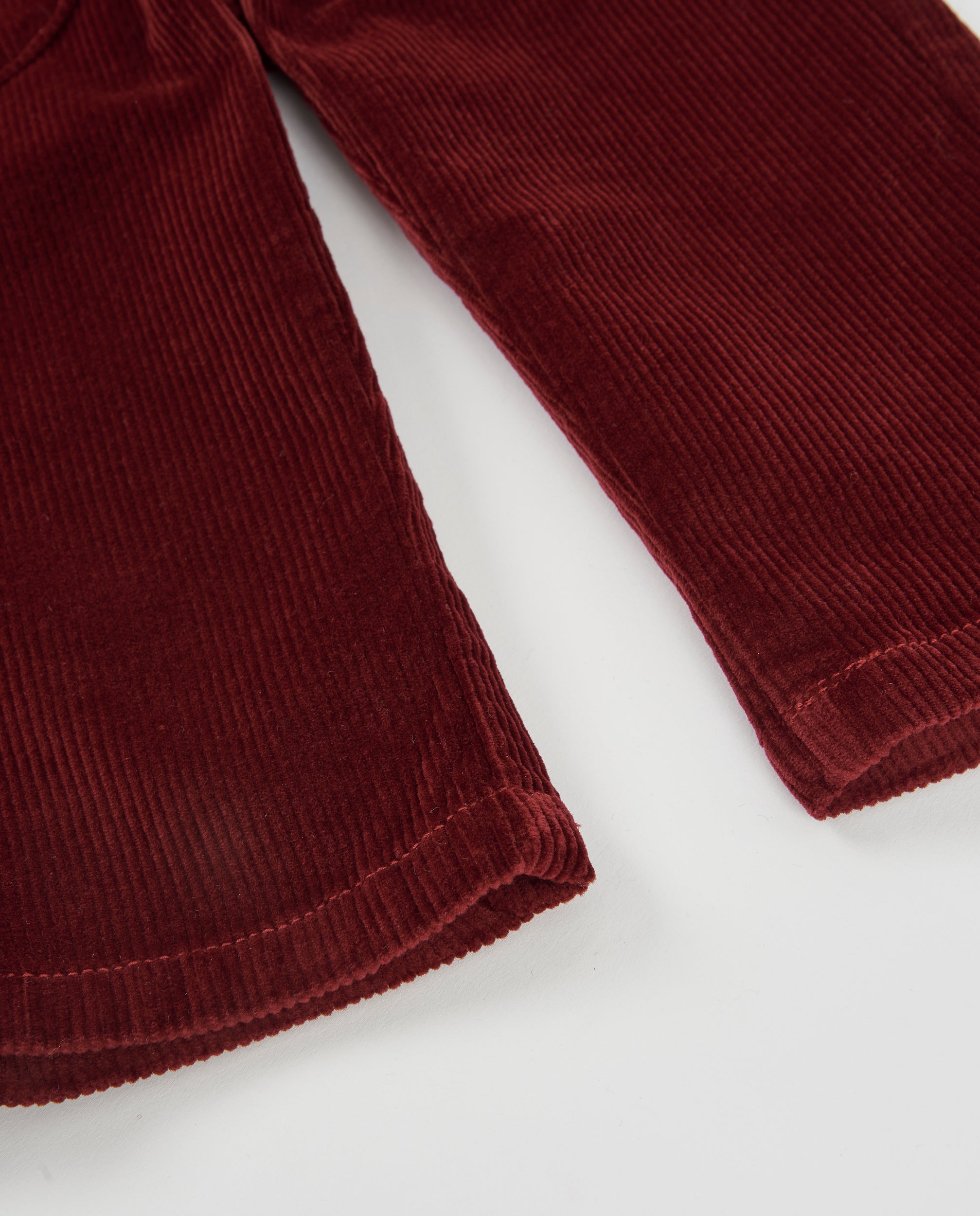 Tuc Tuc pantalone bambino velluto bordeaux elastico