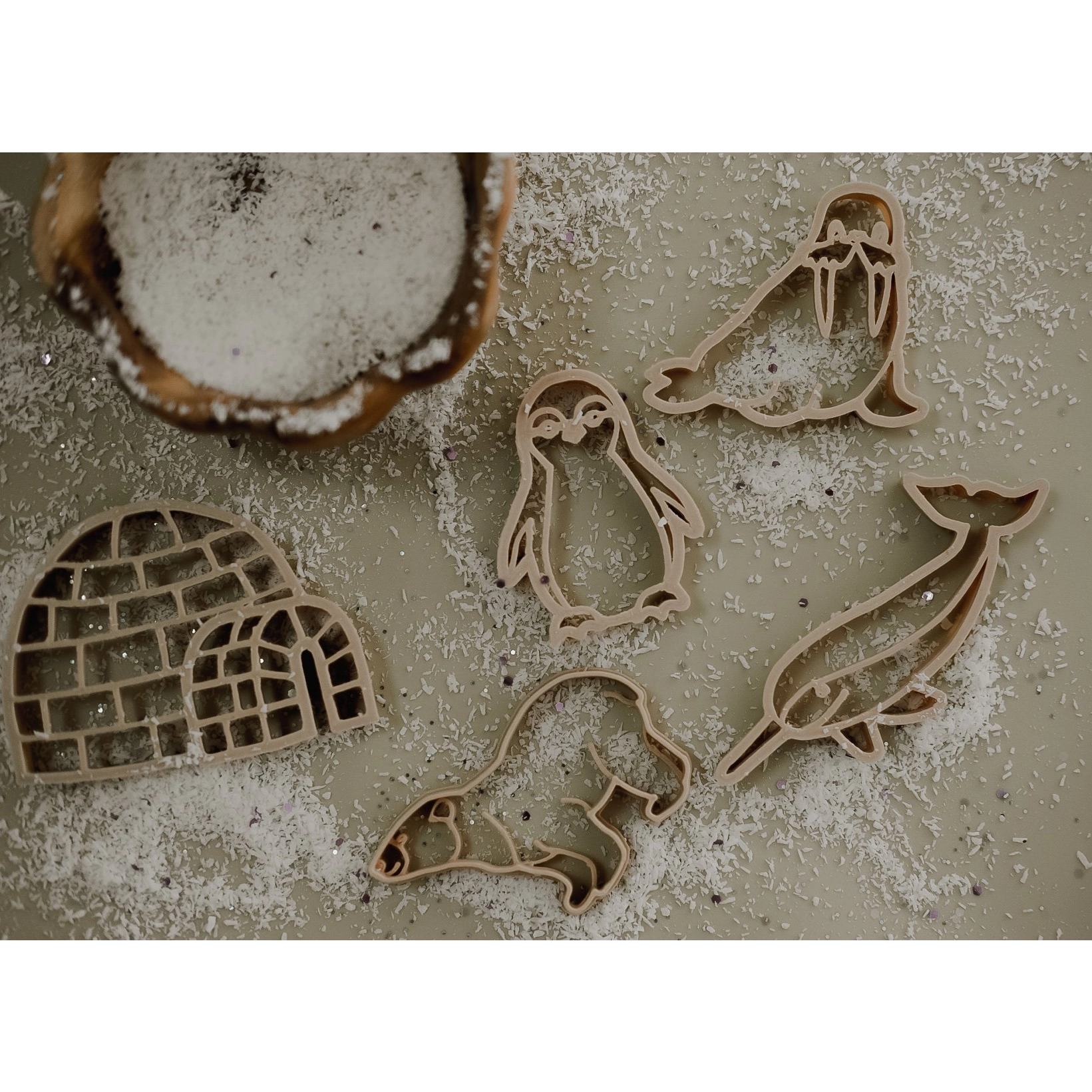 Kinfolk Artico set 5 formine pasta modellabile mini