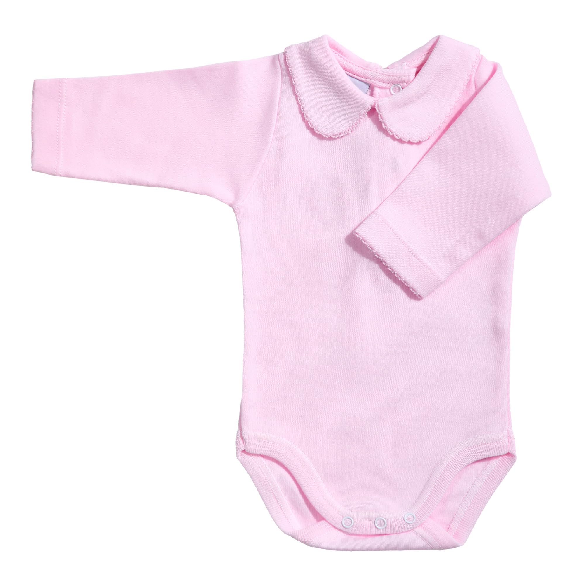 Babidu 1190 body manica lunga cotone azzurro cielo
