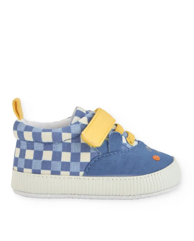 Tuc Tuc Scarpine neonato blu vichy velcro