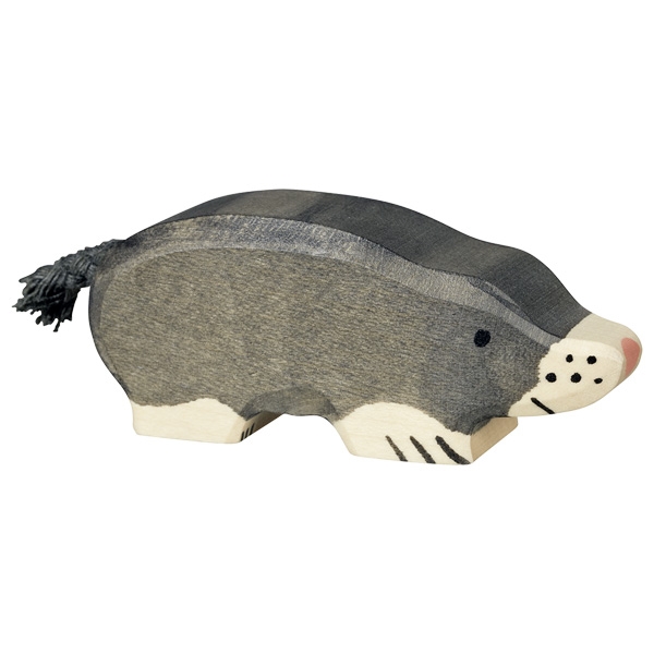 Holztiger talpa figura in legno 7,5 cm atossica
