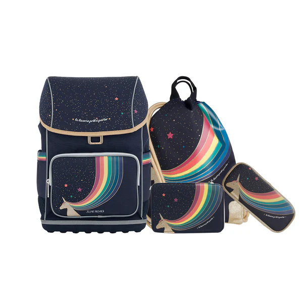 Jeune Premier Ergomaxx Unicorn Gold set scuola 4 pezzi