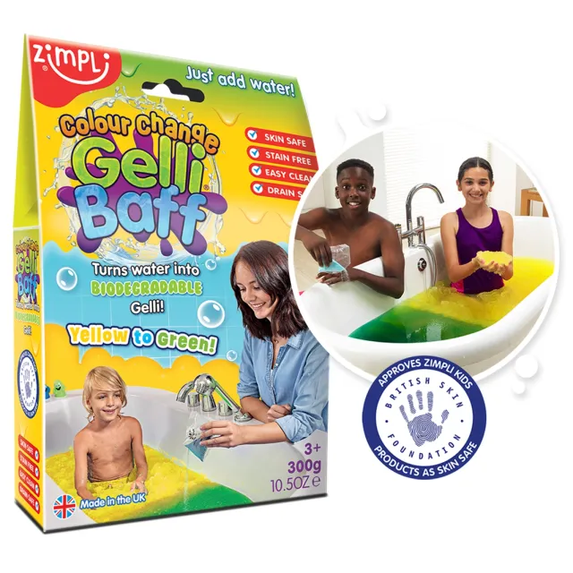 Zimpli Kids Gelli Baff Yellow polvere bagno 150 g