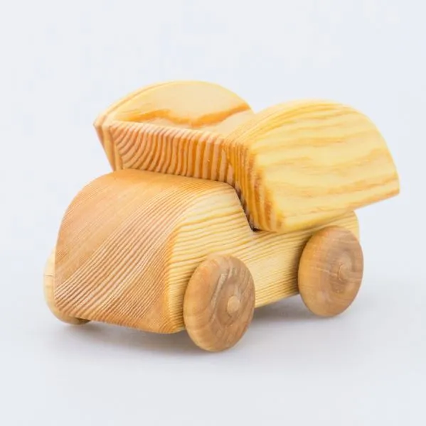 Drei Blätter Camion Ribaltabile camion legno 12 cm