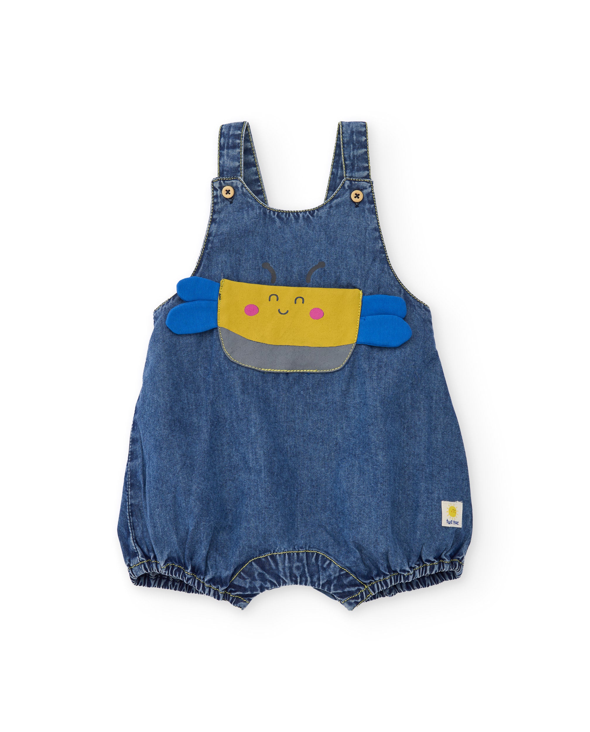 Tuc Tuc Denim completo neonato jeans salopette ape