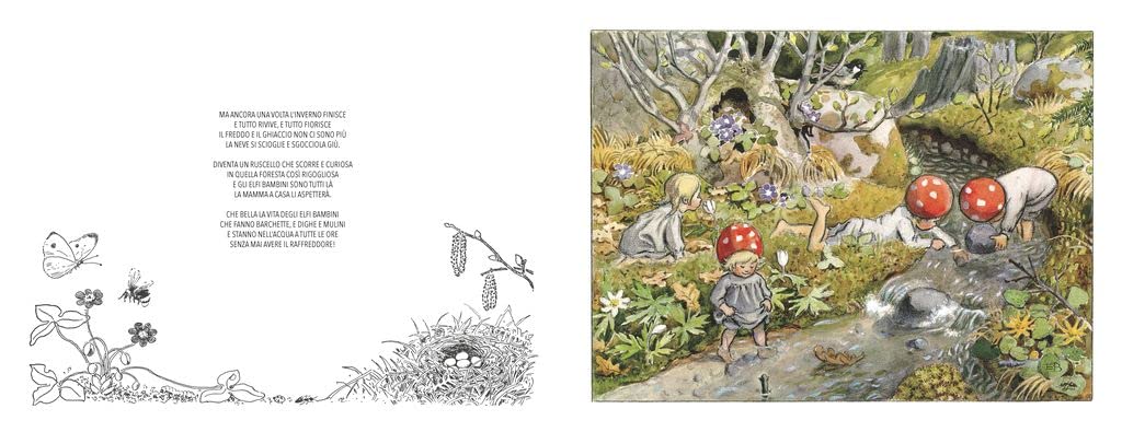 Pulce I bambini del bosco libro Elsa Beskow 48 pagine