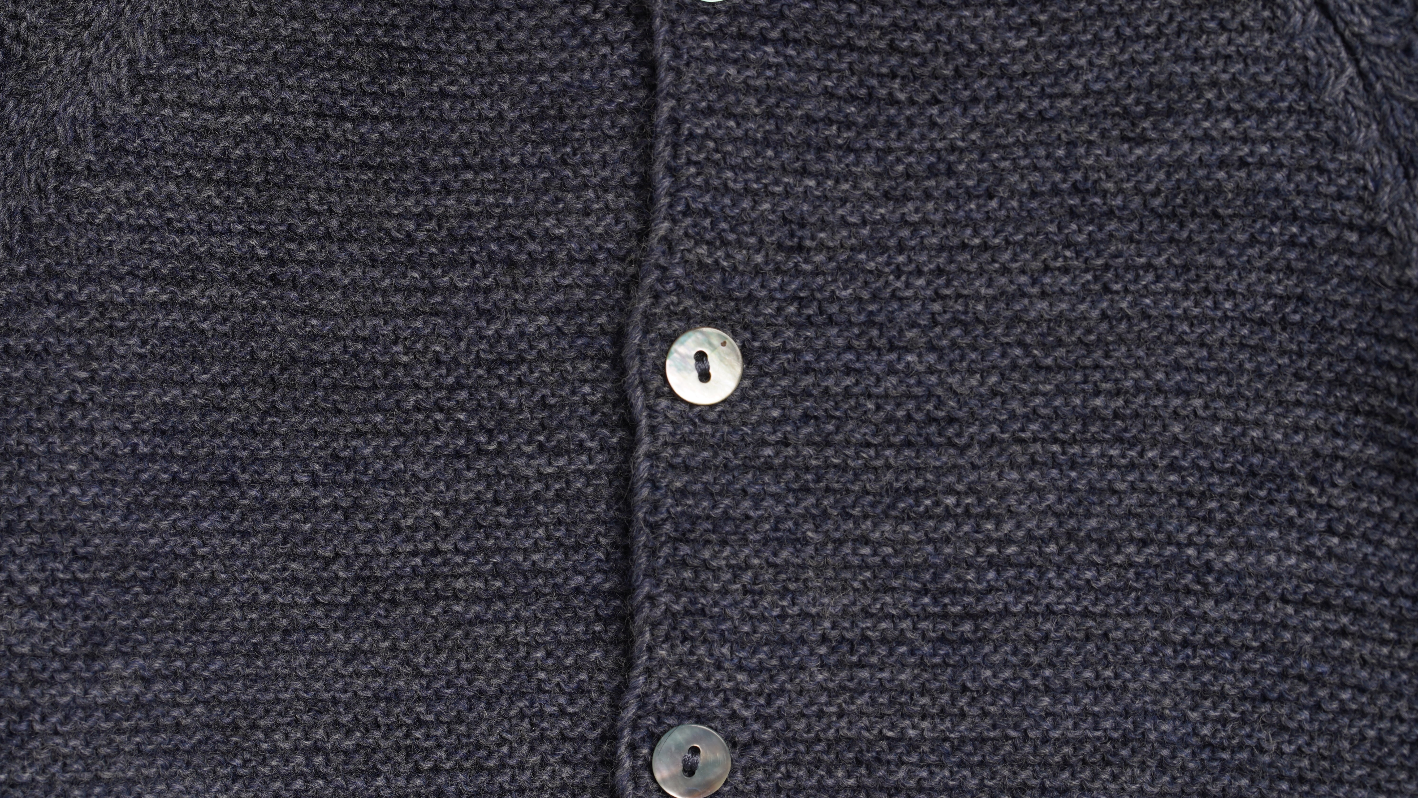 Mebi cardigan bimbi punto blu marino bottoni