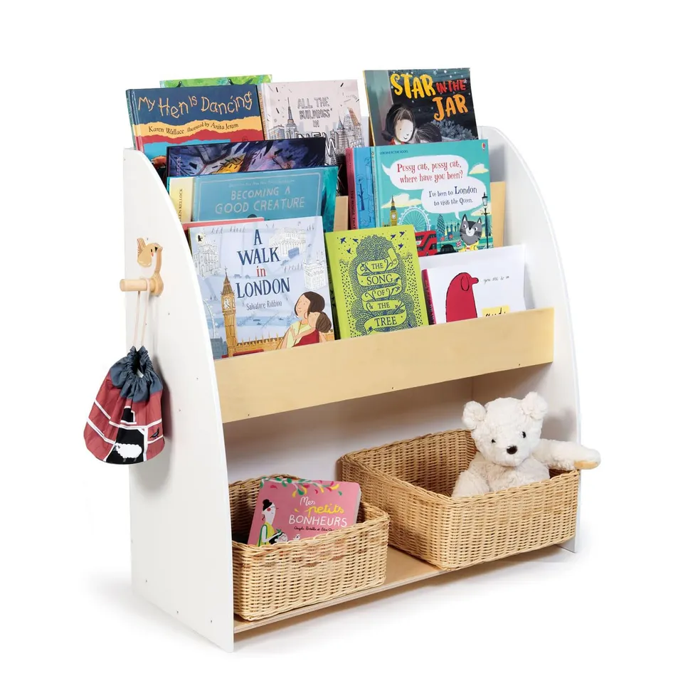 Tender Leaf 2in1 libreria scaffale frontale Montessori legno
