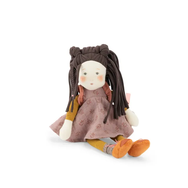 Moulin Roty Les Rosalies Mauve bambola morbida 31 cm
