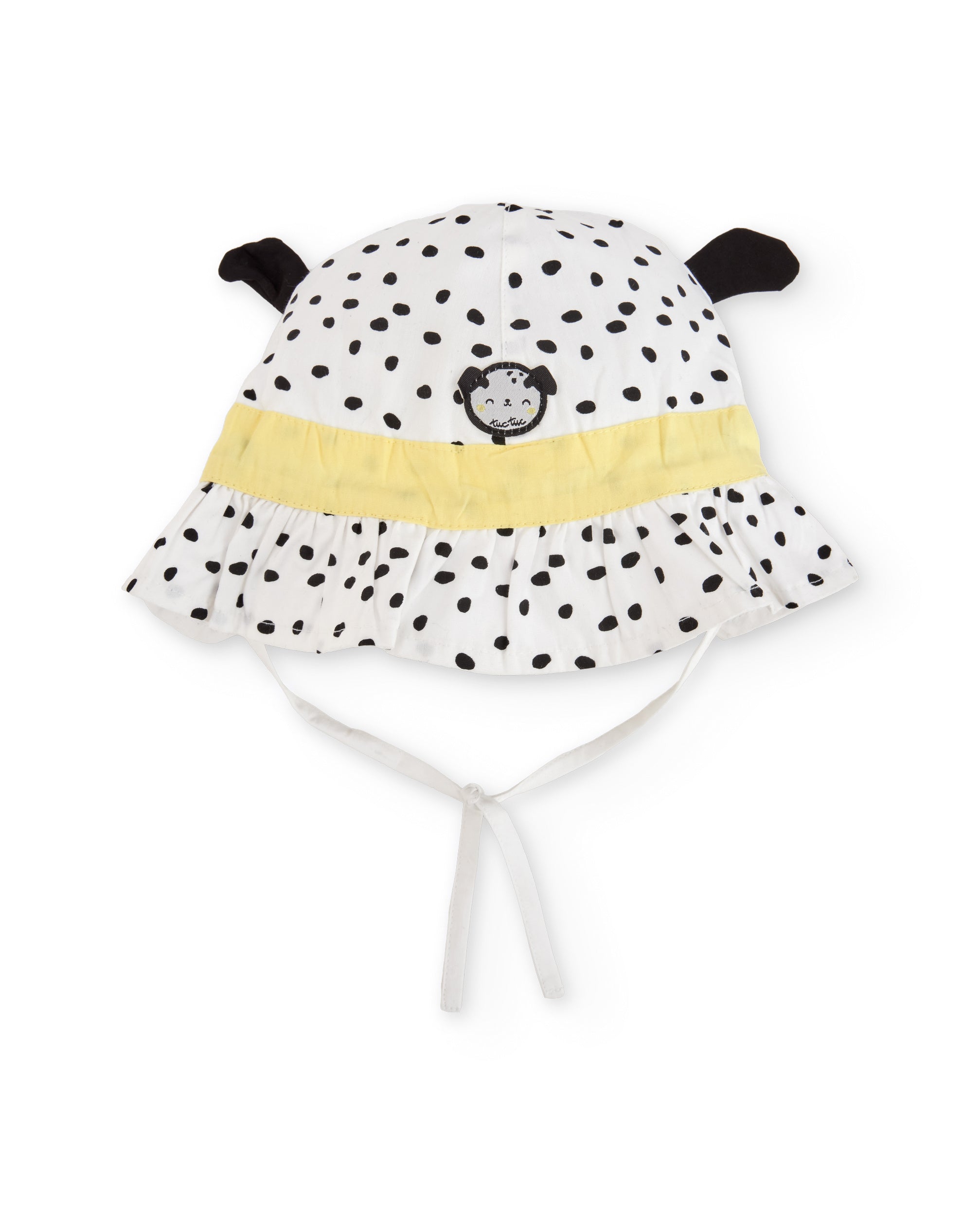 Tuc Tuc cappello neonata bianco con orecchie