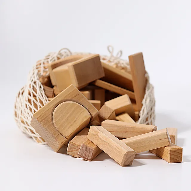 Grimm’s Natural Geo-Blocks 60 costruzioni legno naturale
