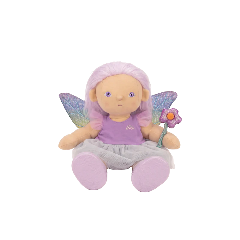 Olli Ella Dinkum Dolls Fairy Evie bambola cotone con bacchetta