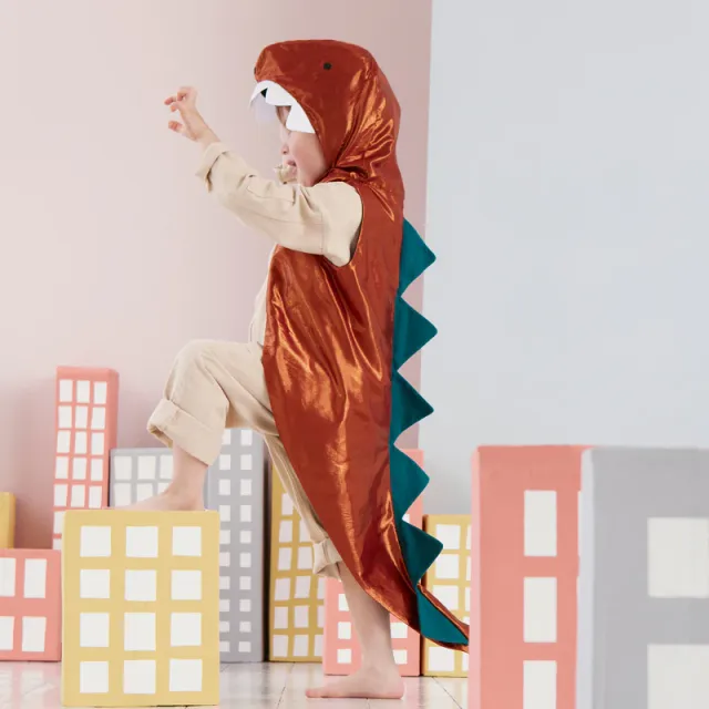 Meri Meri Dinosaur costume mantello dinosauro 3-6 anni cangiante